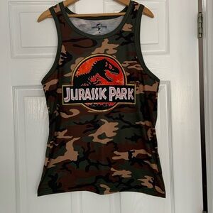 Tank Top - Jurassic Park - Camouflage- Men’s - Size Medium
